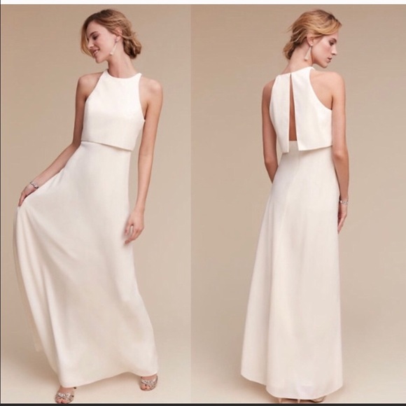 Jill Stuart Dresses & Skirts - BHLDN X Jill Stuart Iva Crepe Maxi